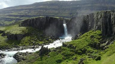 飞行福拉尔达福斯<strong>瀑布</strong>东冰岛
